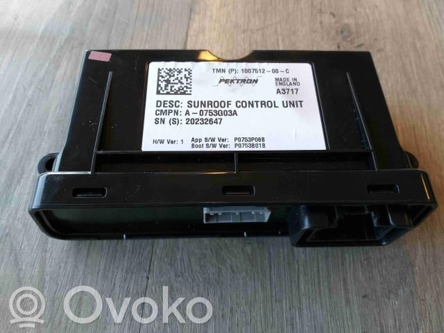 Unidad de control/módulo del techo solar   100751200C,100751200C