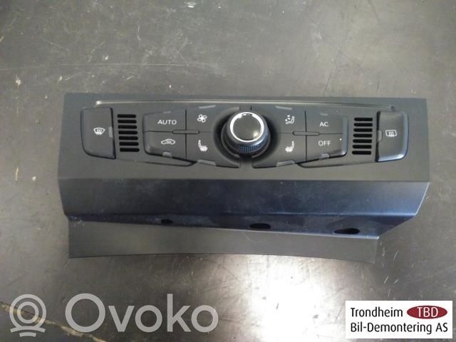 Audi A4 S4 B8 8K Console centrale, commande chauffage/clim 