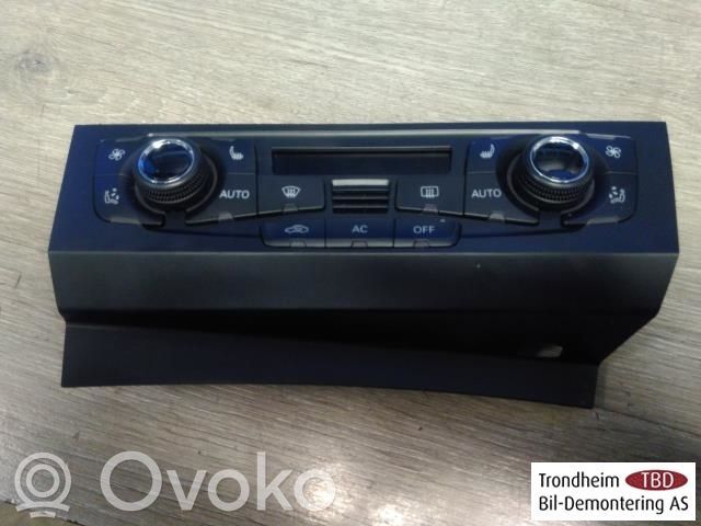 Audi A4 S4 B8 8K Console centrale, commande chauffage/clim 