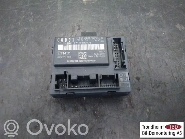 Audi A6 S6 C6 4F Centralina/modulo portiere 