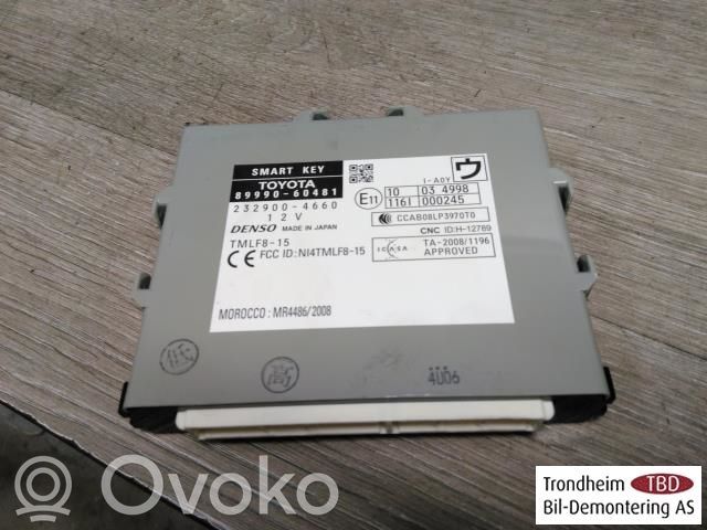 Toyota Land Cruiser (J150) Unitate/modul de control fără cheie (KESSY)