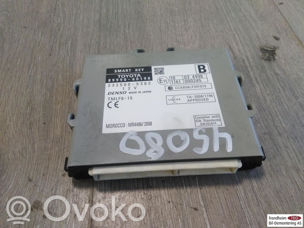 Toyota Land Cruiser (J150) Moduł / Sterownik systemu uruchamiania bezkluczykowego 