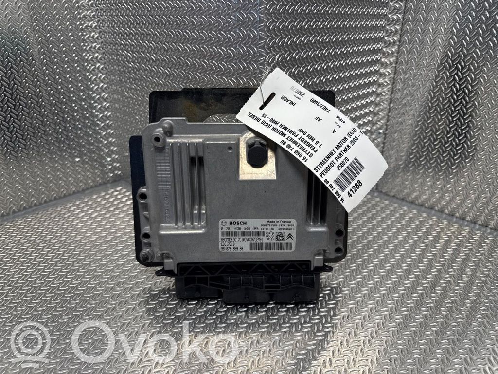 Engine control unit/module ECU   1606874080,1606874080