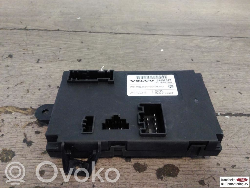 Volvo S90, V90 Module de commande de siège 