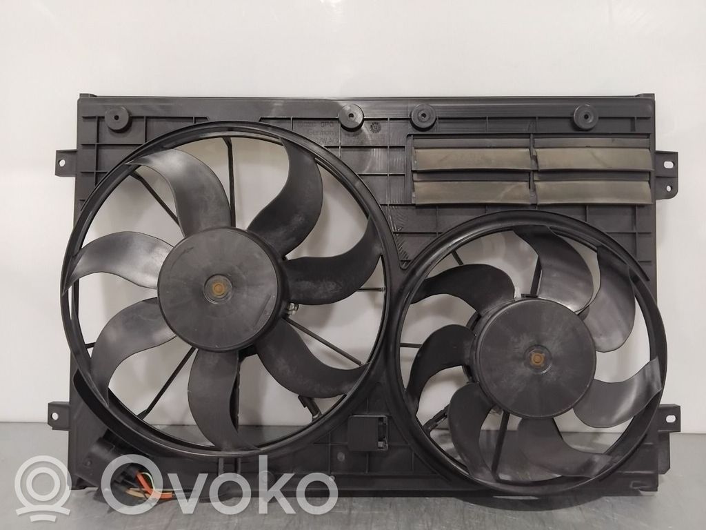 Volkswagen PASSAT B7 Suport ventilator radiator 