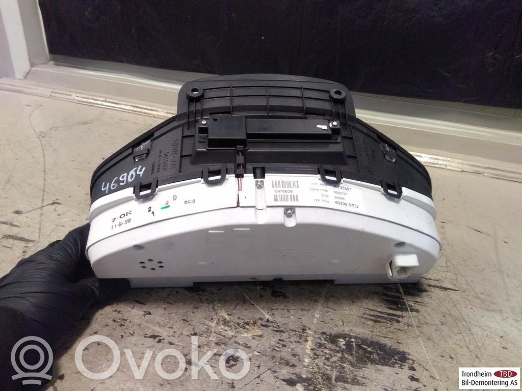 Volvo XC60 Nopeusmittari (mittaristo) 