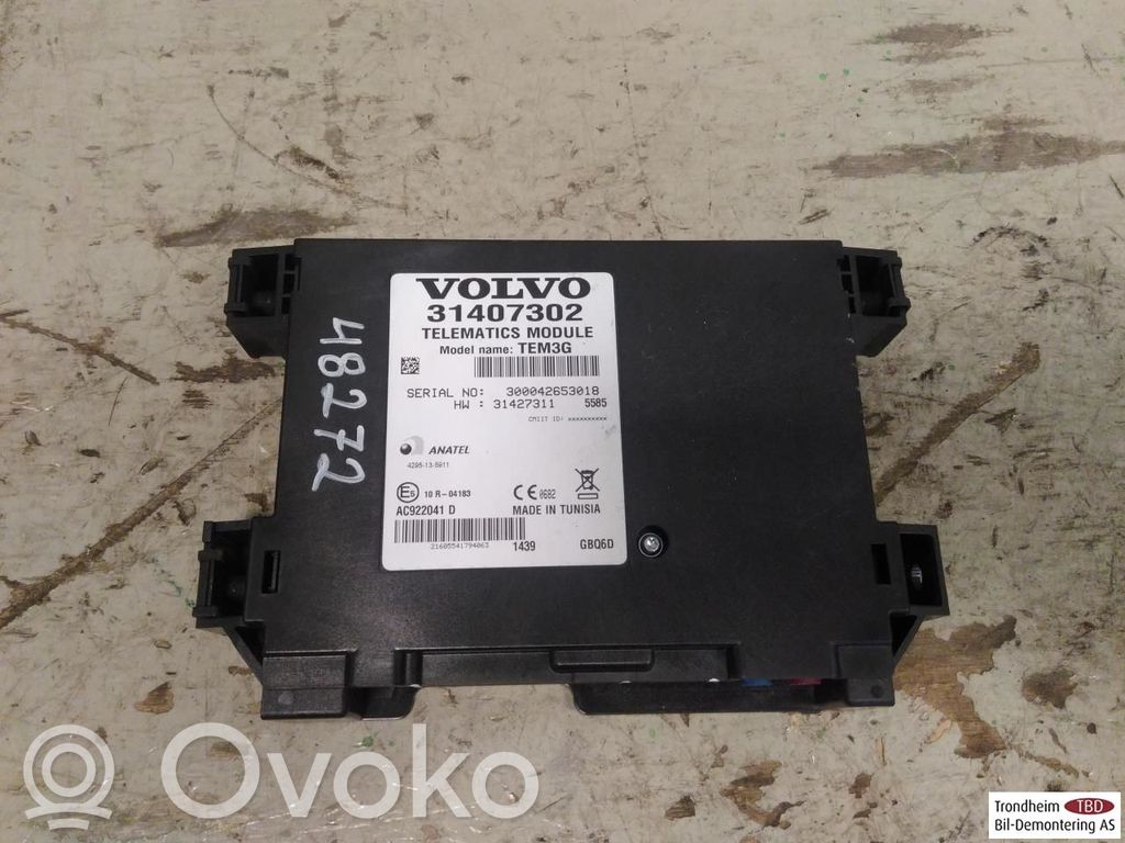 Autres unités de commande / modules   31407302,36011470,AC922041D,31407302,36011470,AC922041D