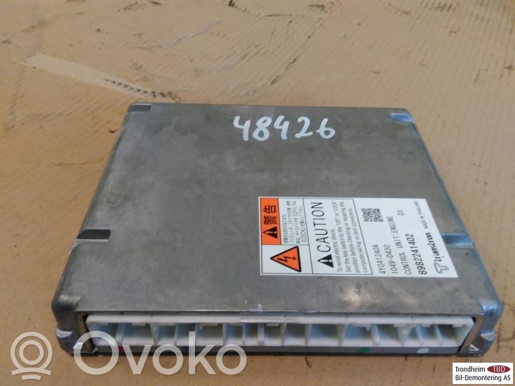 Isuzu D-Max Unidad de control/módulo ECU del motor 