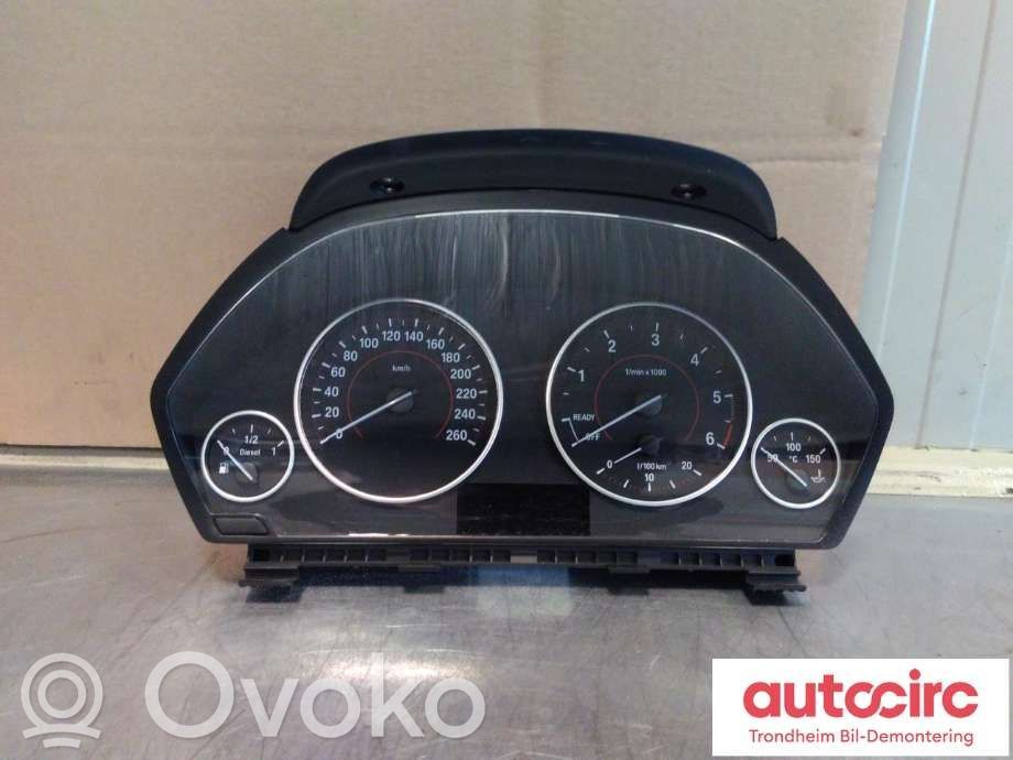 BMW 3 F30 F35 F31 Speedometer (instrument cluster) 