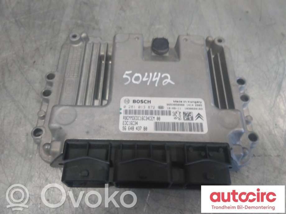 Engine control unit/module ECU   9664843780,1943J3,0281013872,1677615580,1943J3,1943J4,9664843780