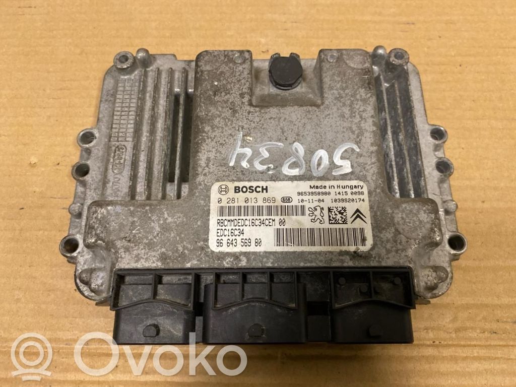Citroen Jumpy Motora vadības bloka ECU 