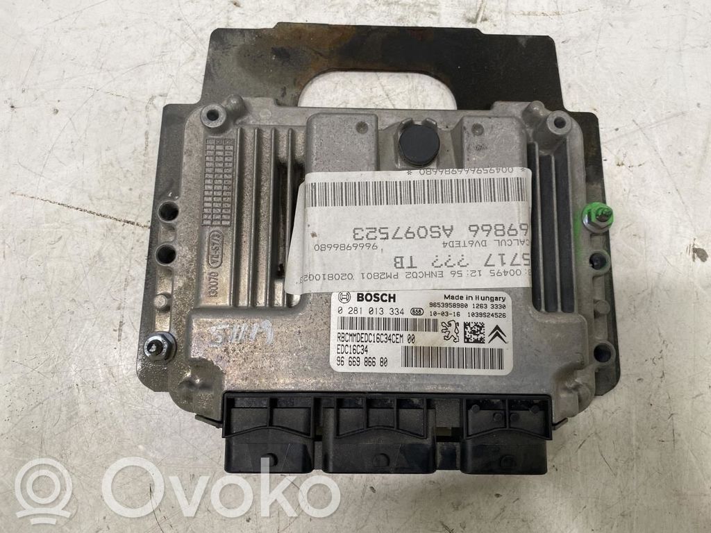 Peugeot 3008 I Engine control unit/module ECU 