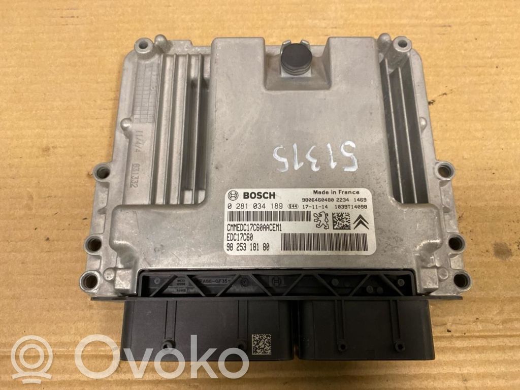 Peugeot Partner Engine control unit/module ECU 