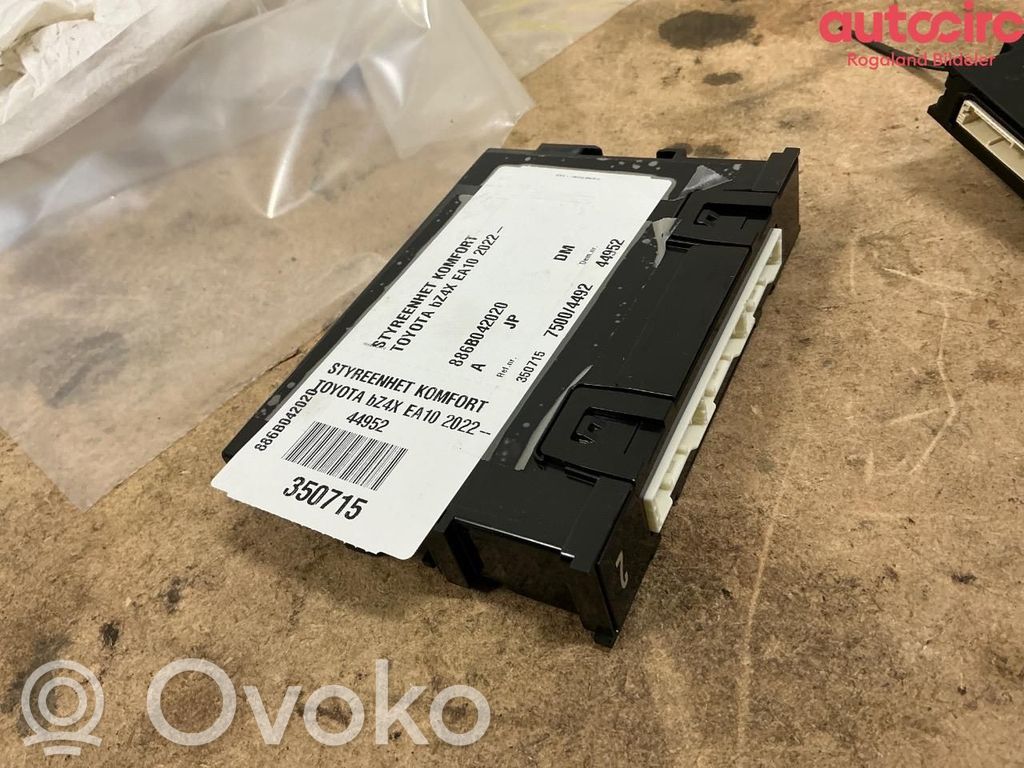 Toyota bZ4X Central body control module 