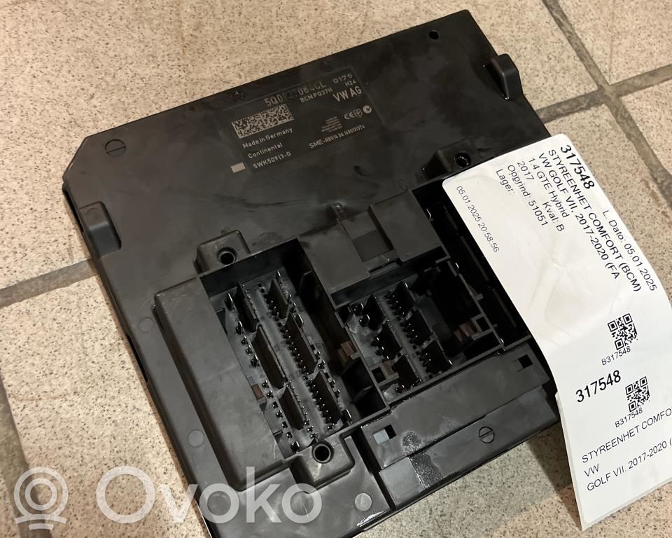 Volkswagen Golf VII Modul de control caroserie central 