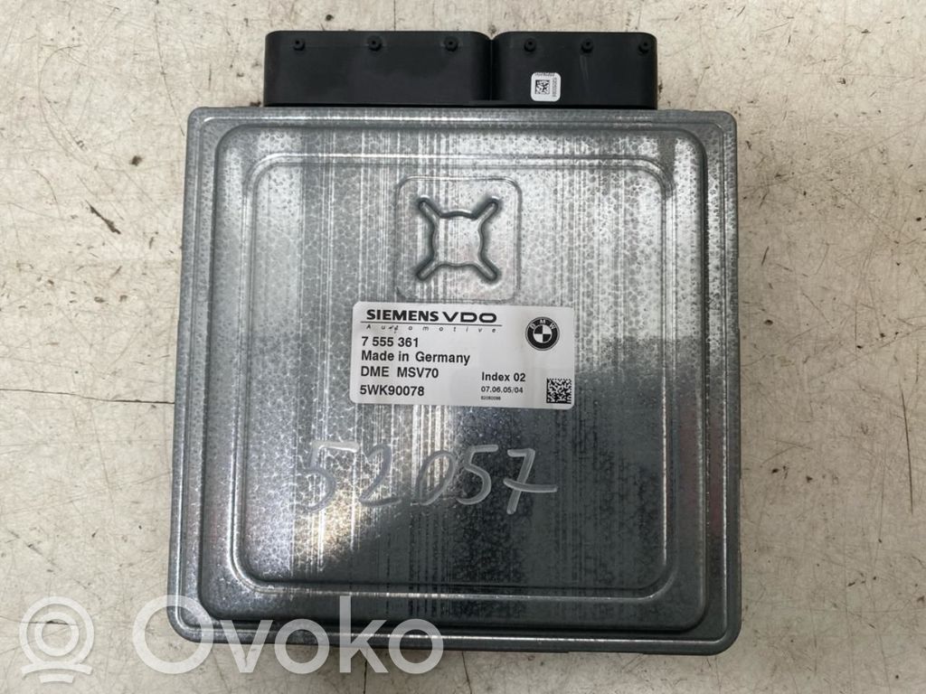 BMW 5 E60 E61 Engine control unit/module ECU 