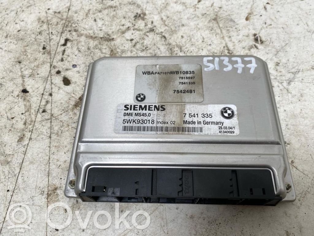 Engine control unit/module ECU   7541335,12147561381,12147561381,7541335