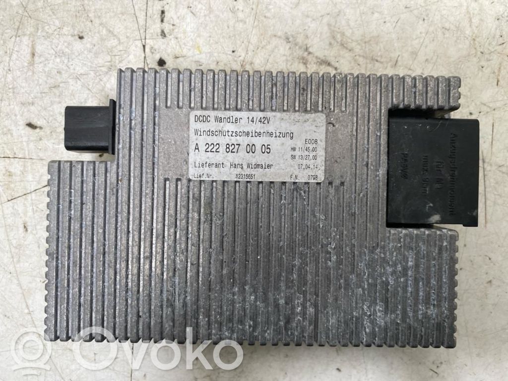Mercedes-Benz S W222 Convertisseur / inversion de tension inverseur