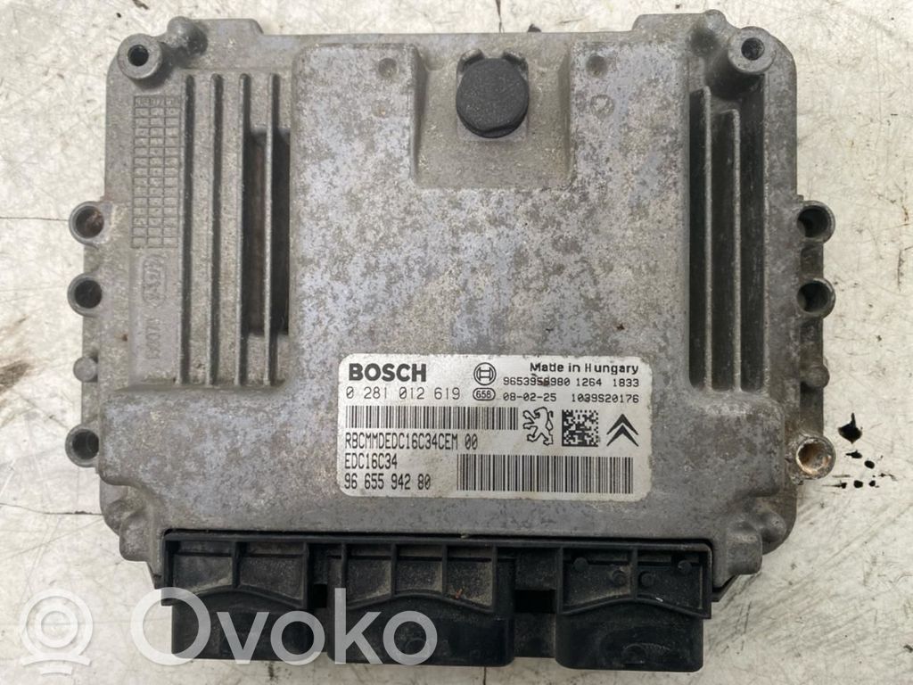 Peugeot Partner Unidad de control/módulo ECU del motor 