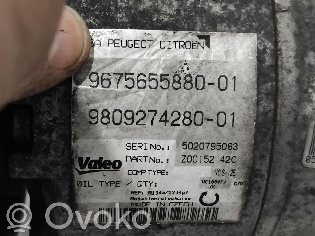 Peugeot 308 Oro kondicionieriaus kompresorius (siurblys)