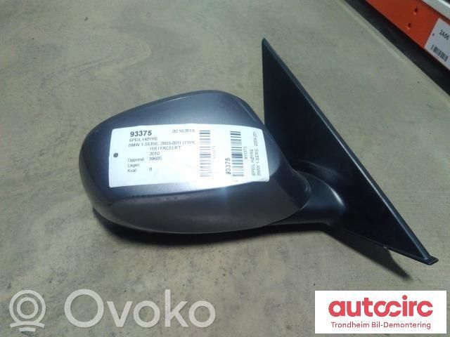 BMW 1 E81 E87 Front door electric wing mirror 