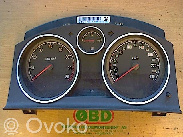Opel Astra H Tachimetro (quadro strumenti)