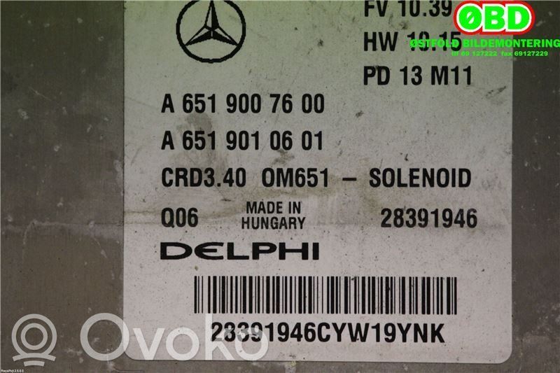 Mercedes-Benz B W246 W242 Engine control unit/module ECU 