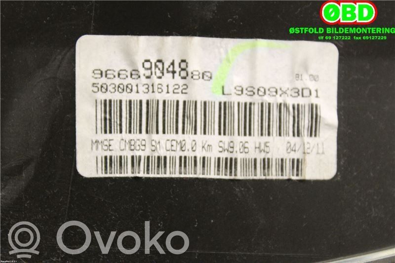 Peugeot Partner Tachimetro (quadro strumenti) 