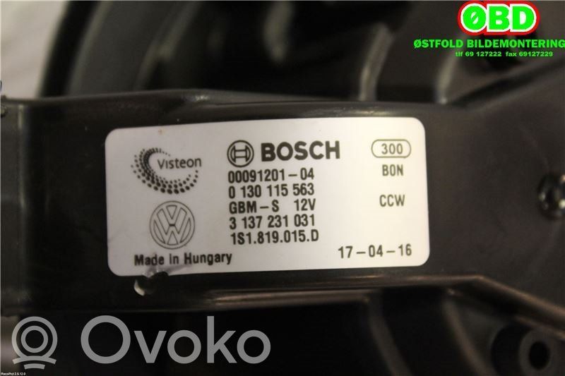 Skoda Citigo Heizungslüfter 