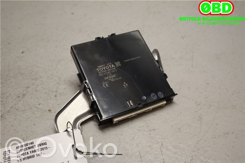 Toyota Yaris Unitate/modul de control fără cheie (KESSY) 