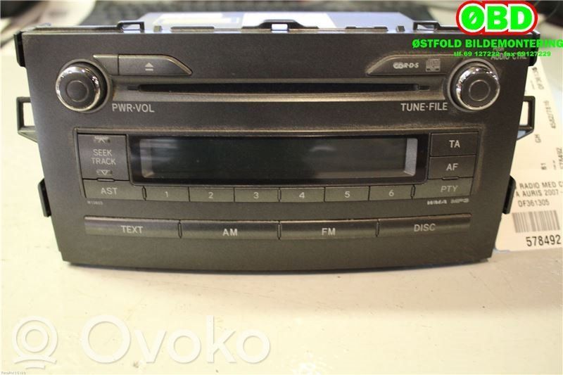 Toyota Auris 150 Unità principale autoradio/CD/DVD/GPS