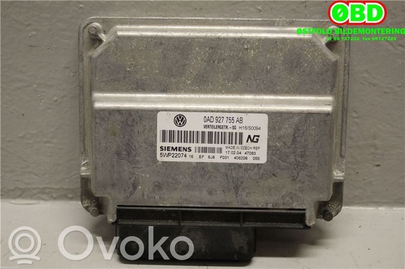 Volkswagen Touareg I Centralina scatola del differenziale 