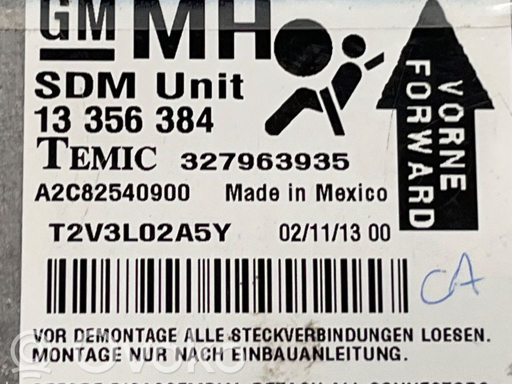 Opel Corsa D Centralina/modulo airbag 