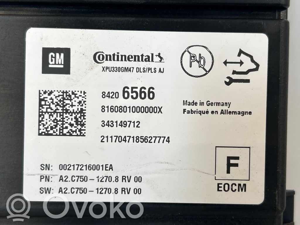 Opel Astra K Inne komputery / moduły / sterowniki 