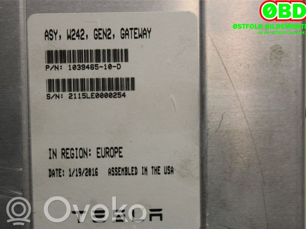 Mercedes-Benz B W246 W242 Inne komputery / moduły / sterowniki 