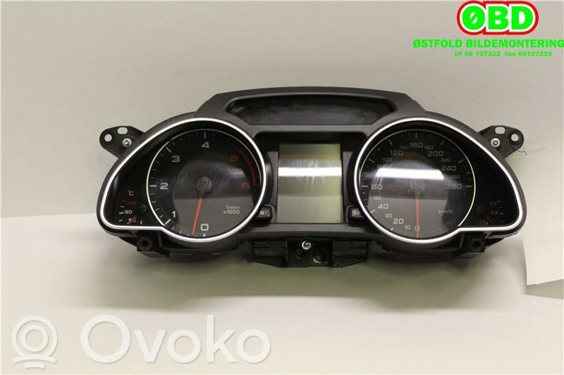 Audi A5 8T 8F Tachimetro (quadro strumenti) 