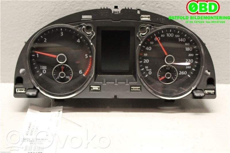 Volkswagen PASSAT B7 Vitezometru (grup de instrumente) 