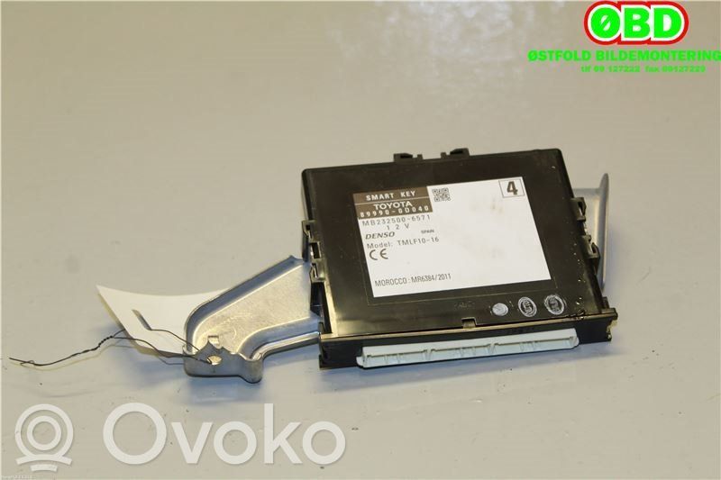 Toyota Yaris Unitate/modul de control fără cheie (KESSY) 