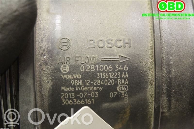 Volvo XC60 Misuratore di portata d'aria