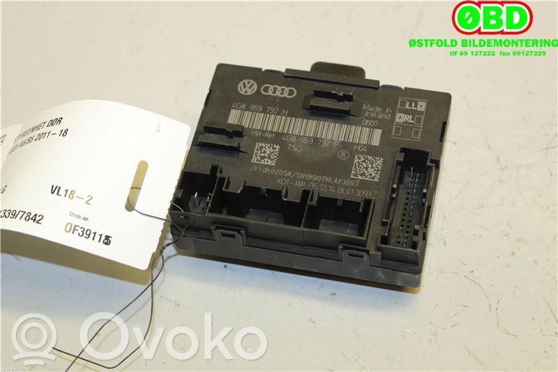 Audi A6 S6 C7 4G Unitate/modul comandă uși 