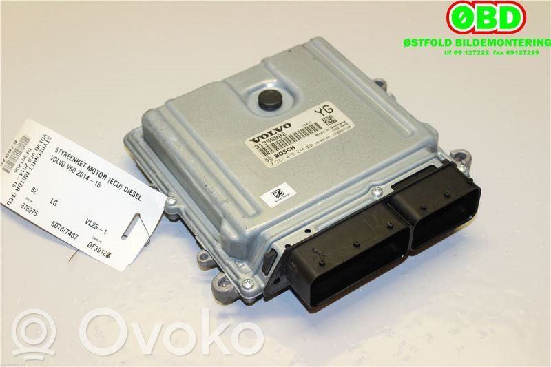 Volvo V60 Unidad de control/módulo ECU del motor 