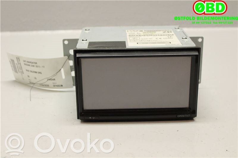 Nissan Leaf I (ZE0) Panel / Radioodtwarzacz CD/DVD/GPS 