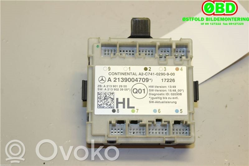 Mercedes-Benz E W213 Door control unit/module 