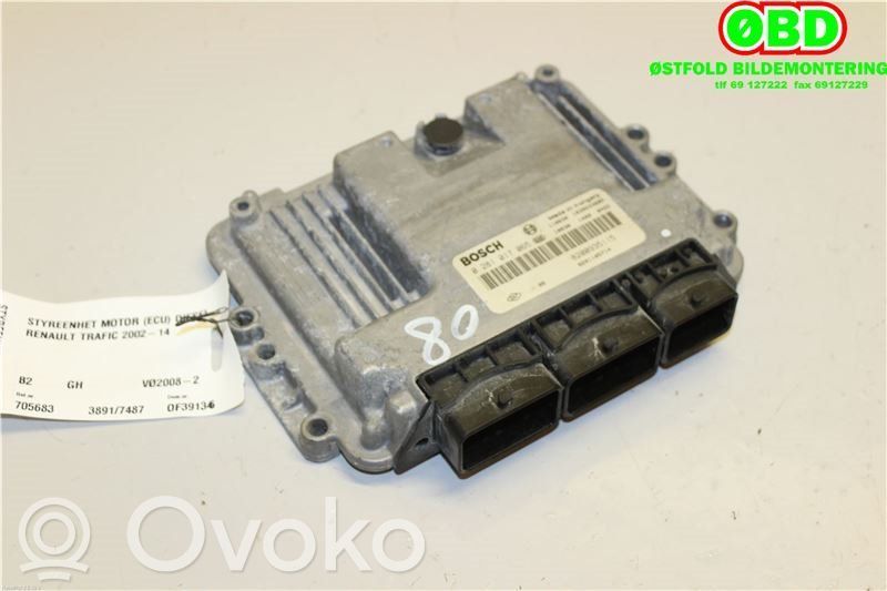 Renault Trafic II (X83) Unidad de control/módulo ECU del motor 