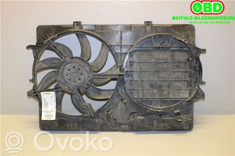 Audi A4 S4 B8 8K Convogliatore ventilatore raffreddamento del radiatore 
