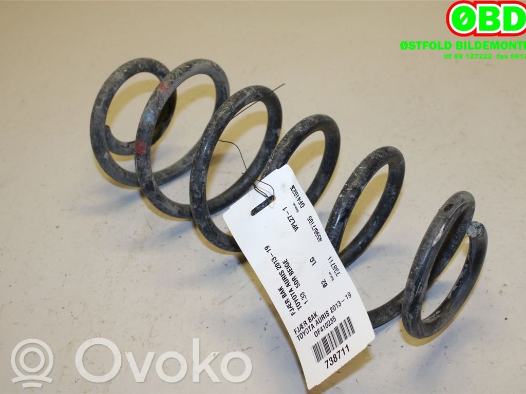 Toyota Auris E180 Flanșă cauciuc arc elicoidal spate 