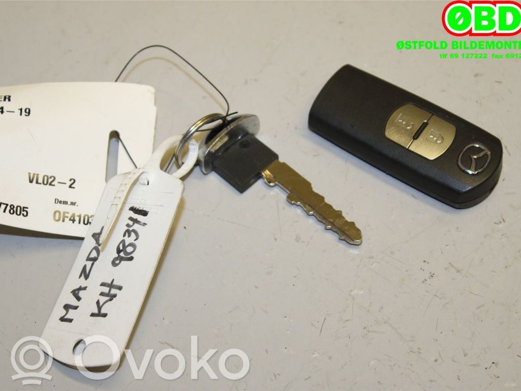 Mazda 3 III Virta-avain/kortti 