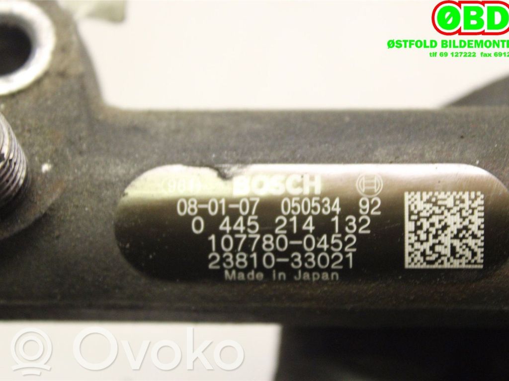 Toyota Auris 150 Kraftstoffverteiler Einspritzleiste