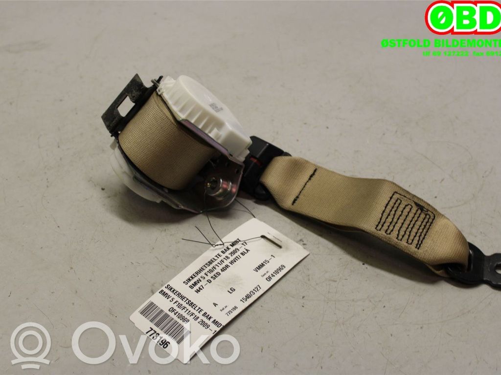BMW 5 F10 F11 Cinturón medio (trasero)