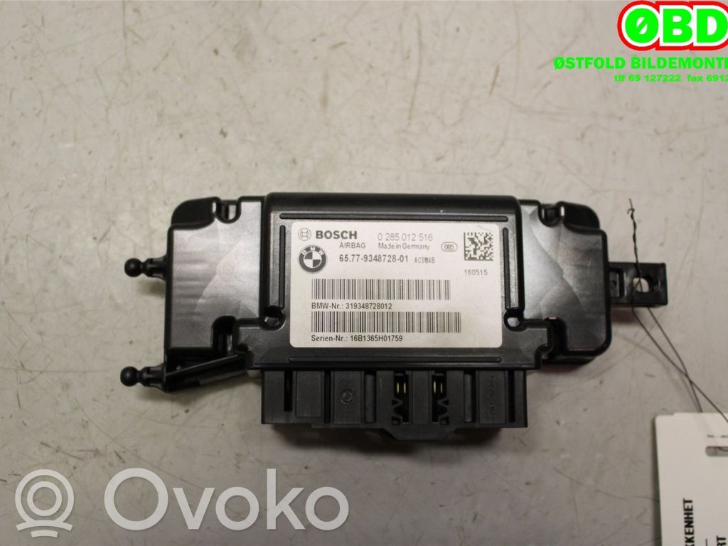 BMW 3 F30 F35 F31 Sterownik / Moduł Airbag 